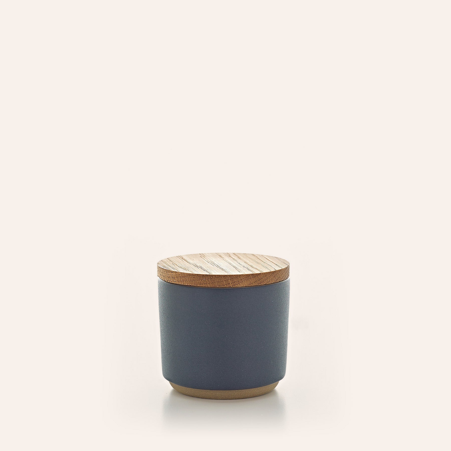 Container with Wooden Lid