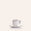 Espresso Cup & Saucer in Opaque White