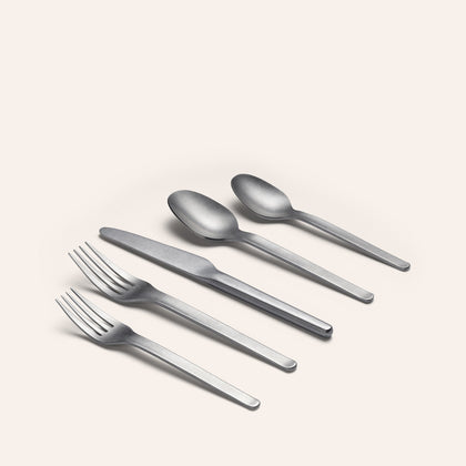 Muir Flatware in Tumbled (5 piece setting)