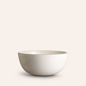 Large Serving Bowl in Opaque White