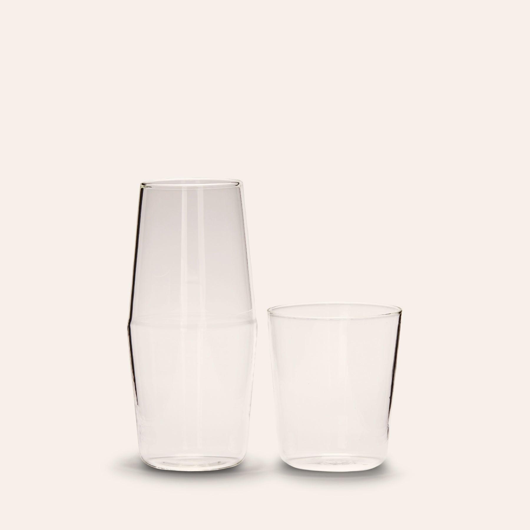 Luisa Bonne Nuit Carafe and Cup in Clear