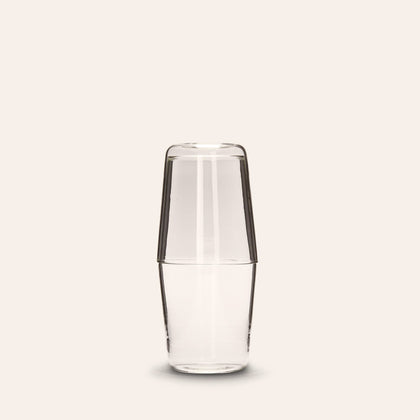 Luisa Bonne Nuit Carafe and Cup in Clear