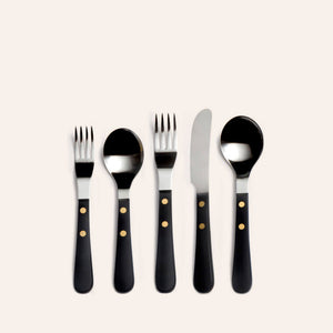 Provencal Flatware in Black (5 piece setting)