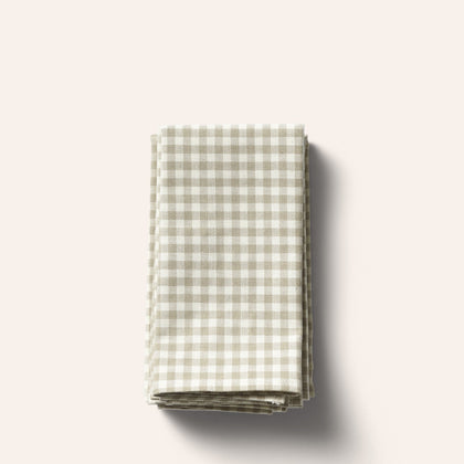 Organic Cotton Gingham Tea Towel