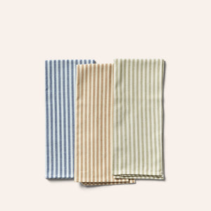 Organic Cotton Ticking Stripe Tea Towel