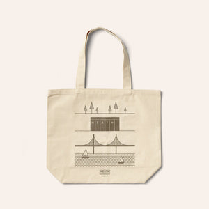 Sausalito Tote in Warm Grey
