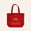 Los Angeles Tote in Red Orange