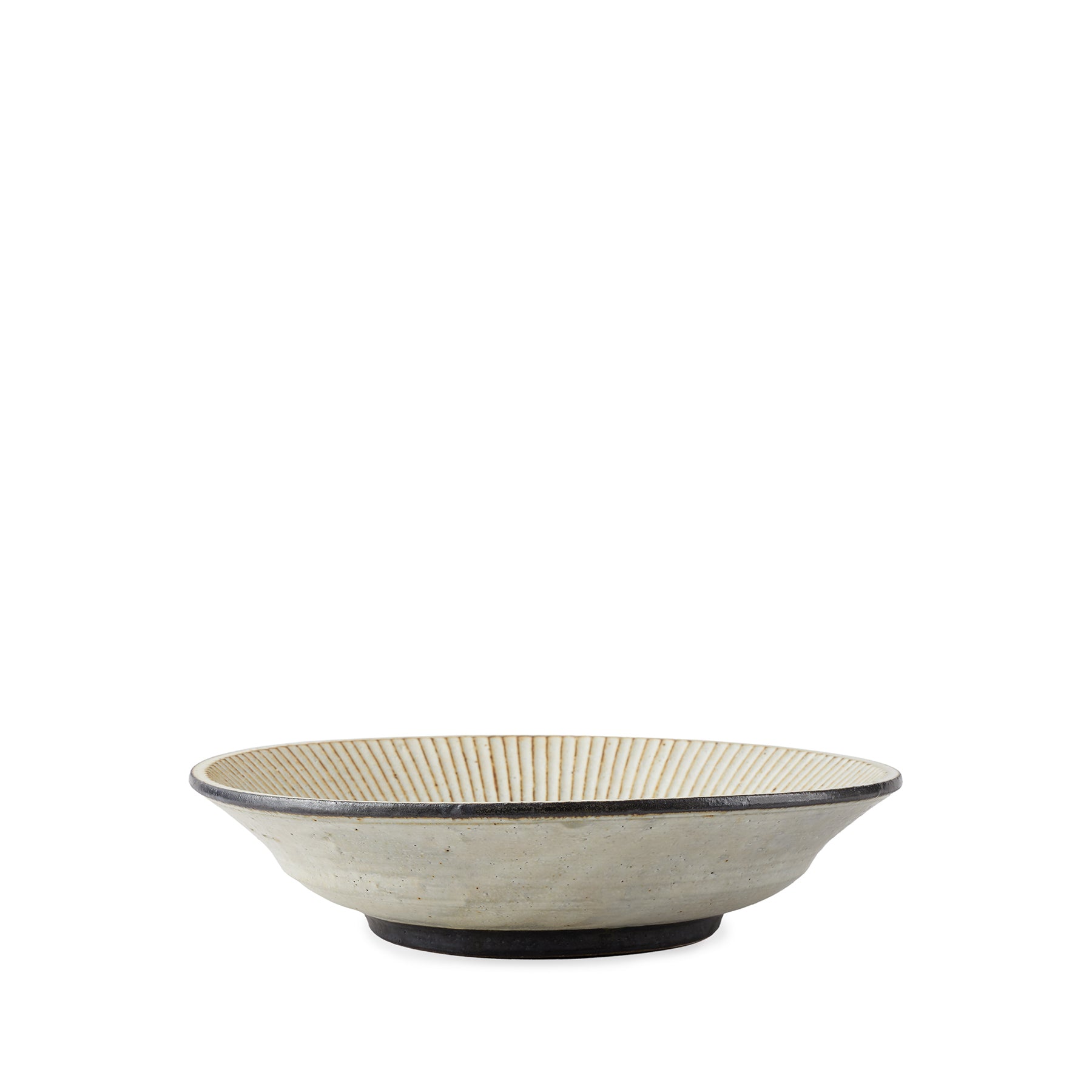 Large Shallow Pleated Bowl Zoom Image 1