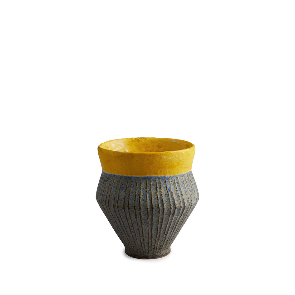 #2 Indigo Wide Mouth Vase Image 1