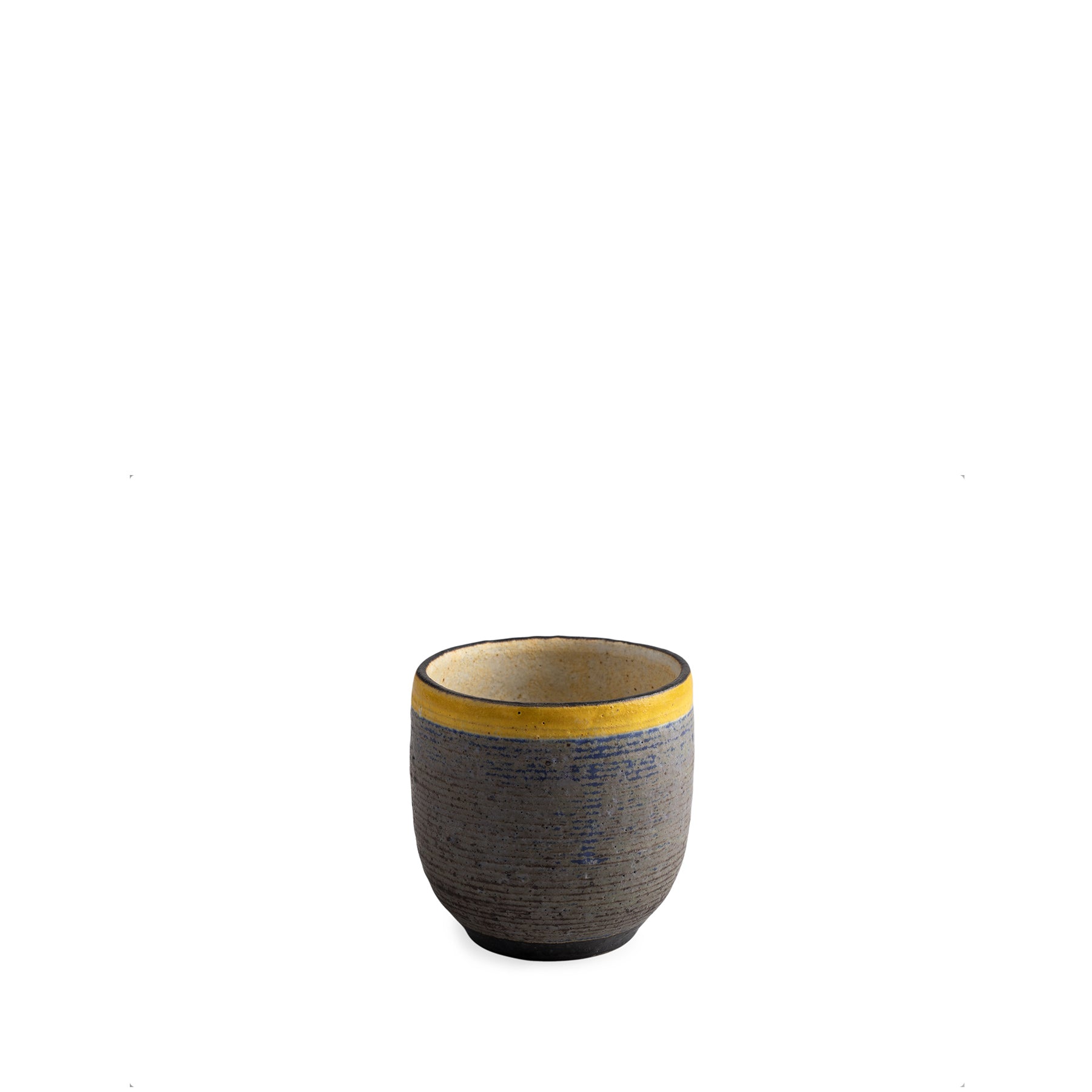 #46 Tumbler in Indigo with Yellow Ring Zoom Image 1