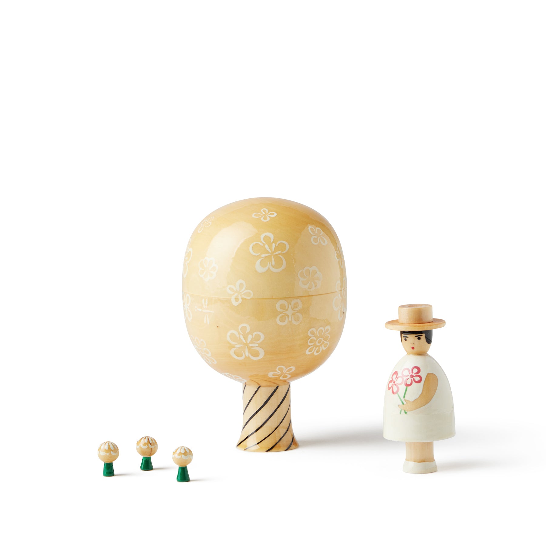 Girl & Cherry Tree Zoom Image 1