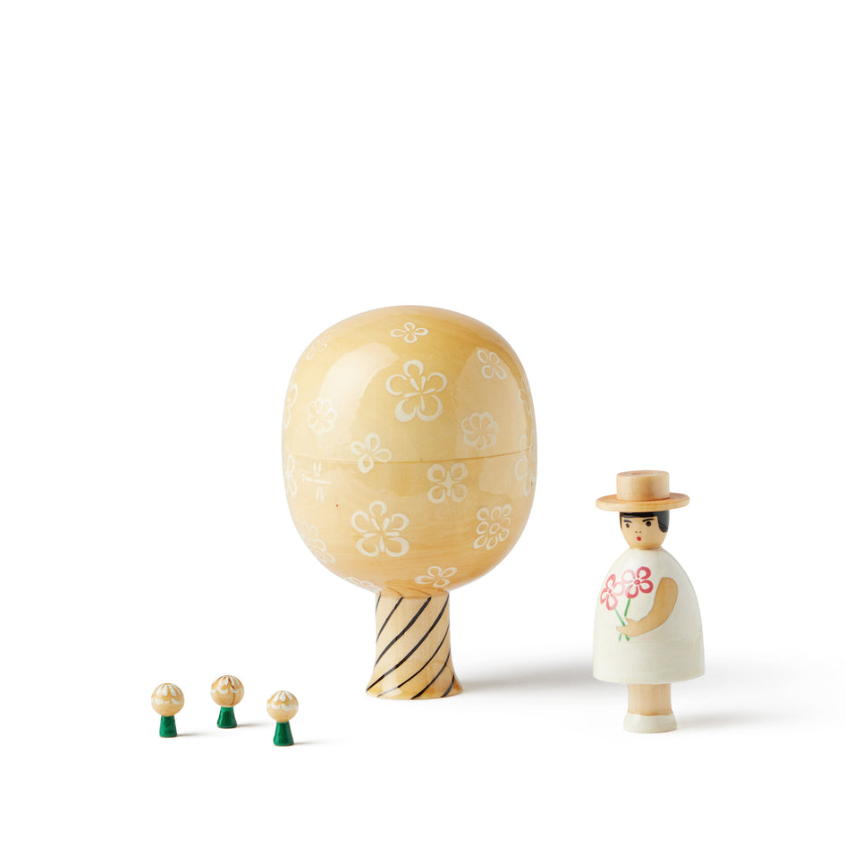 Girl & Cherry Tree Image 1