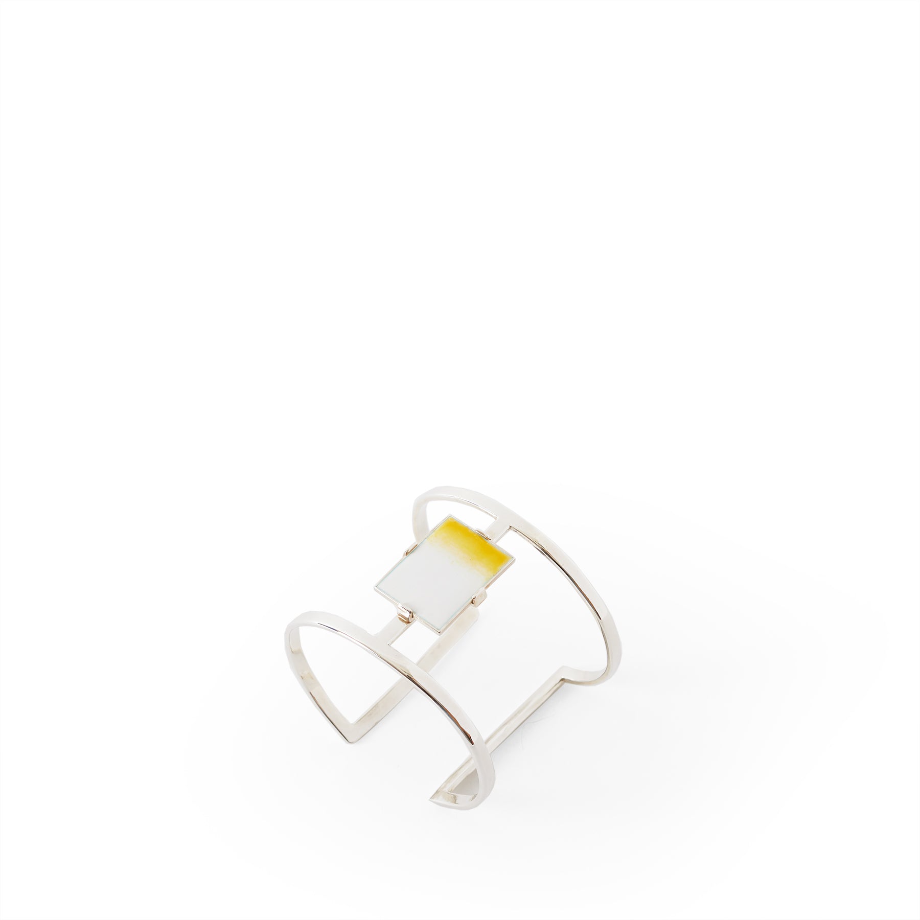 Cuff with Enamel Center Zoom Image 1