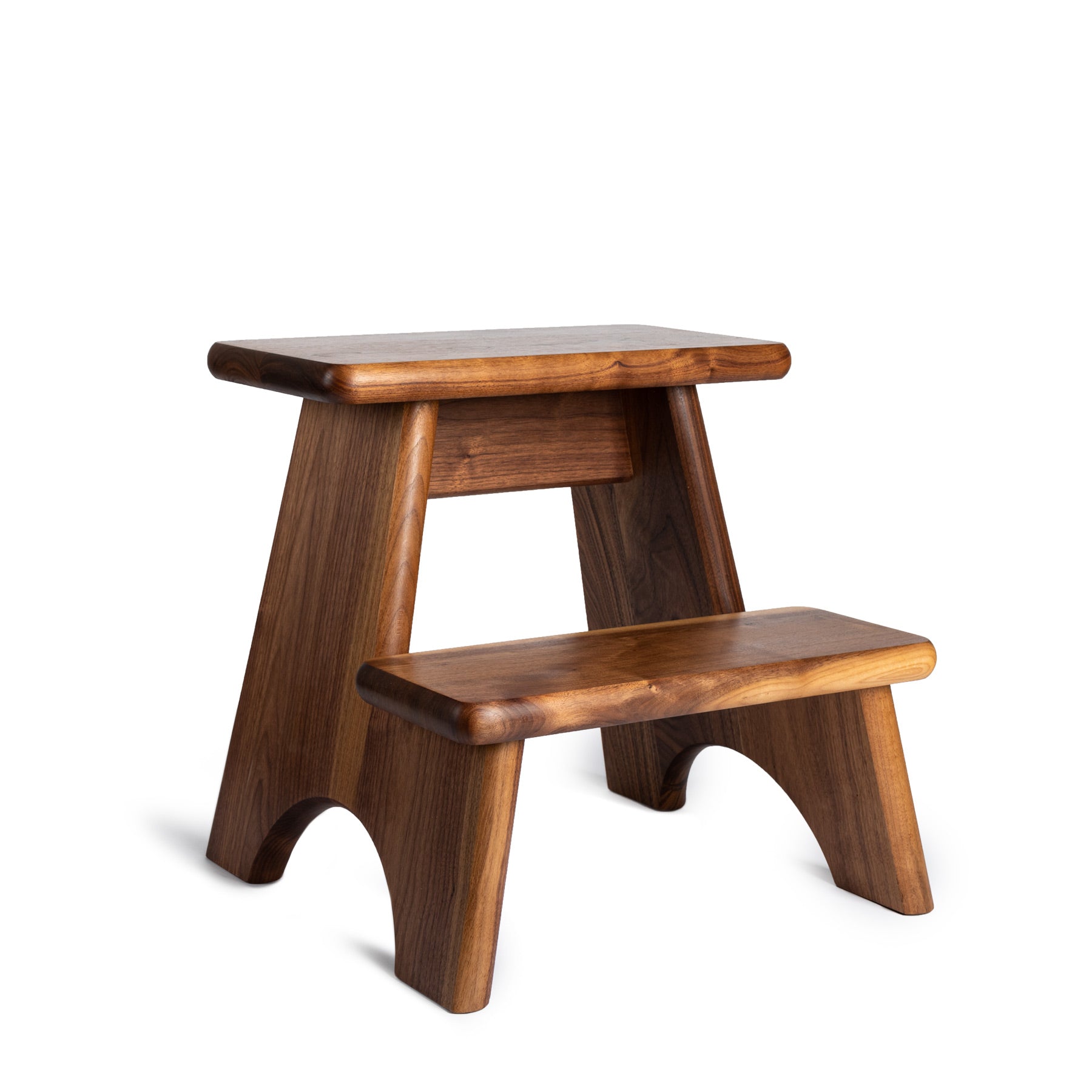 Merton Step Stool in Walnut Zoom Image 1