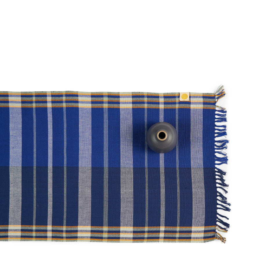 Flip Table Runner in Indigo Image 1