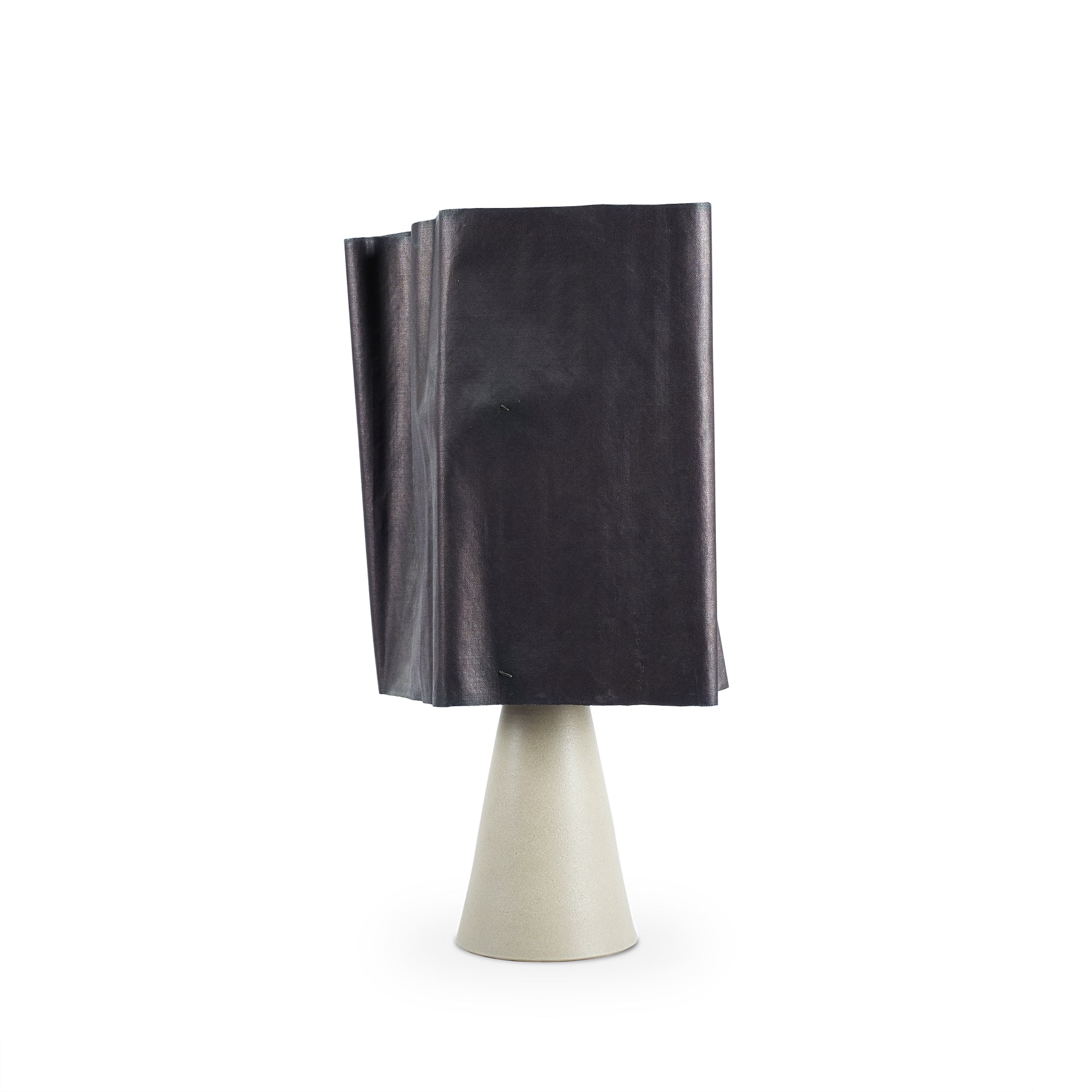 Tall Cone Lamp with Indigo Shade Zoom Image 1