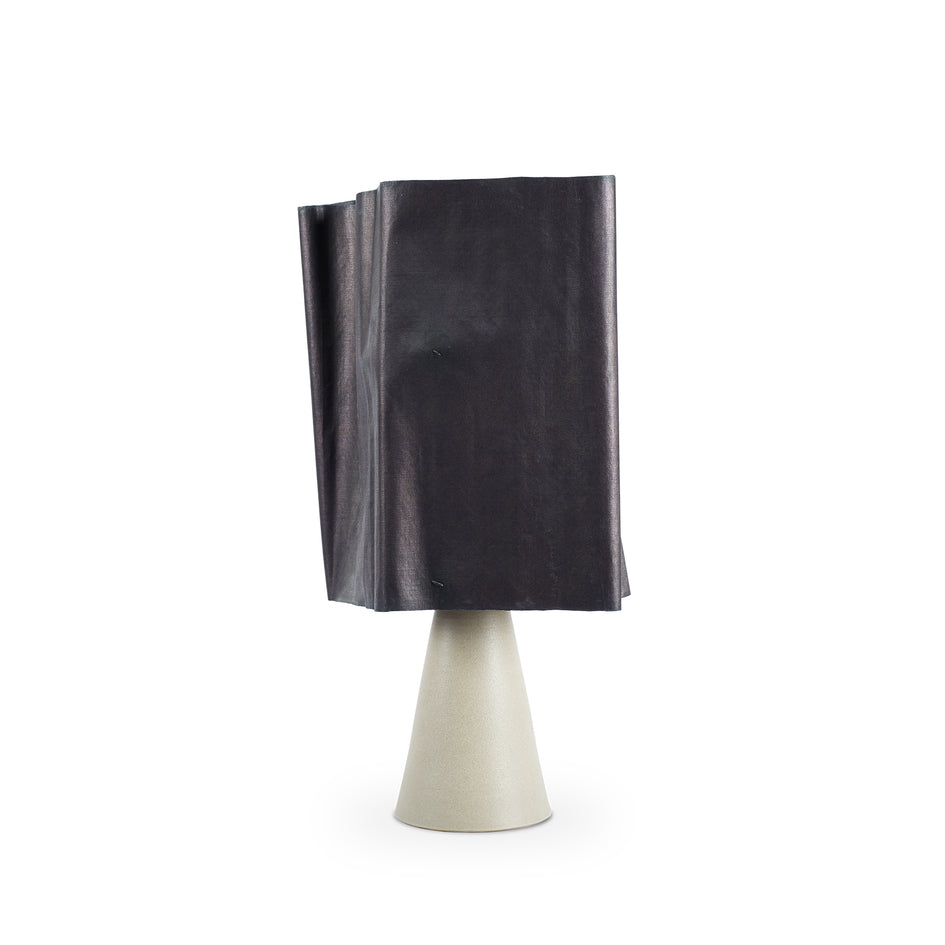 Tall Cone Lamp with Indigo Shade Image 1