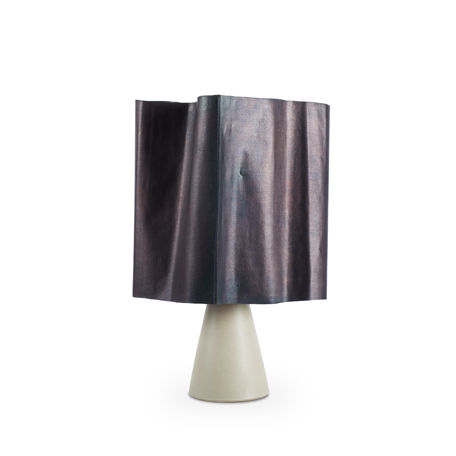 Medium Cone Lamp with Indigo Shade Zoom Image 1