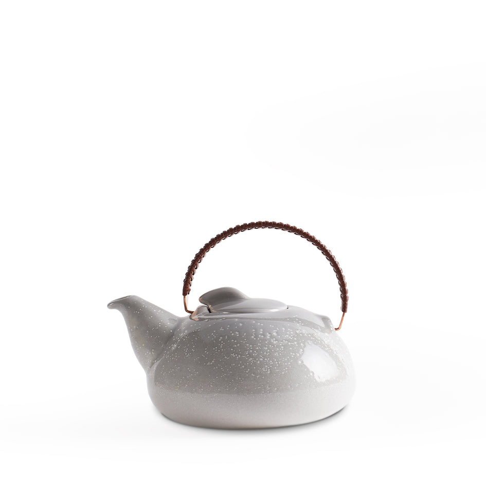 Large Teapot in Light Grey Whale Gradient Image 1