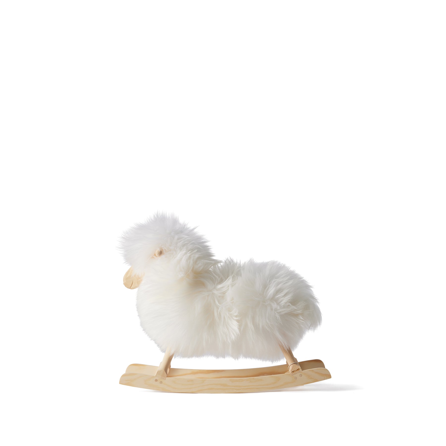 Rocking Lamb in White Zoom Image 1
