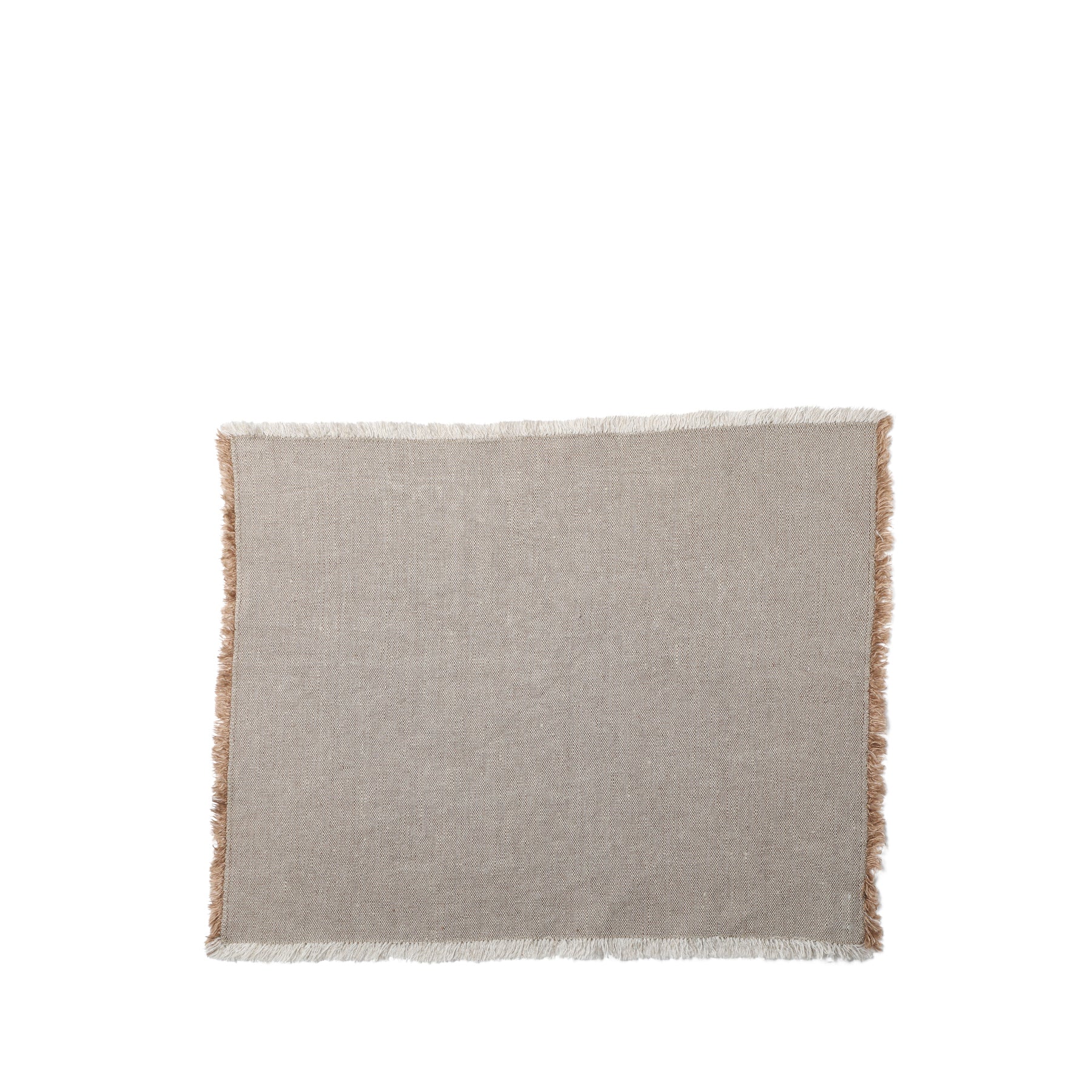 Linen Hopsack Placemat in Isabella Beige (Set of 2) Zoom Image 1