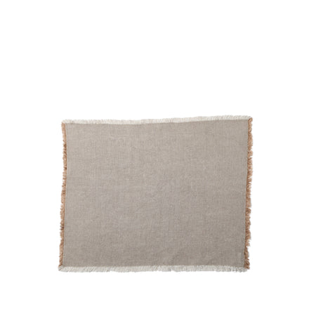 Linen Hopsack Placemat in Isabella Beige (Set of 2)