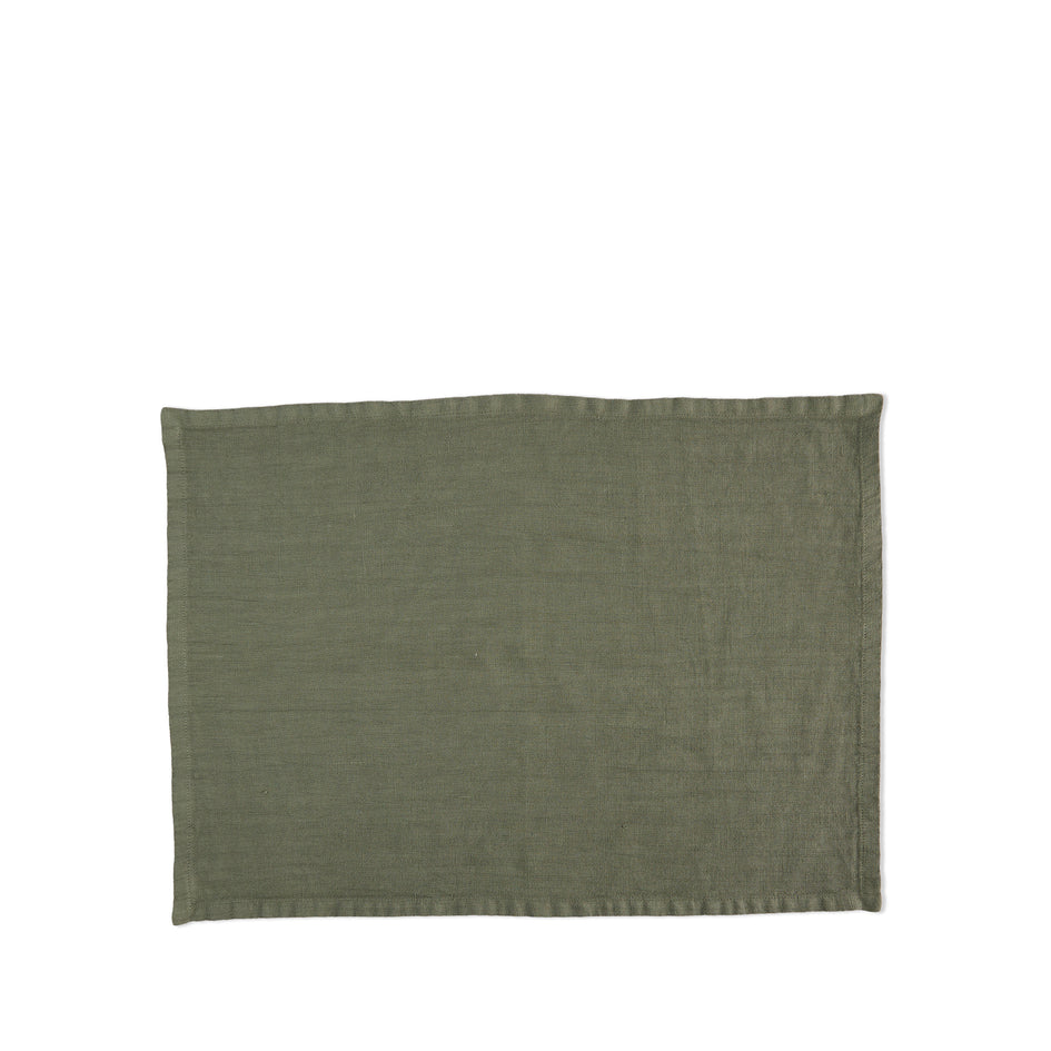 Tela Placemat in Olive Buff (Set of 4) Image 1