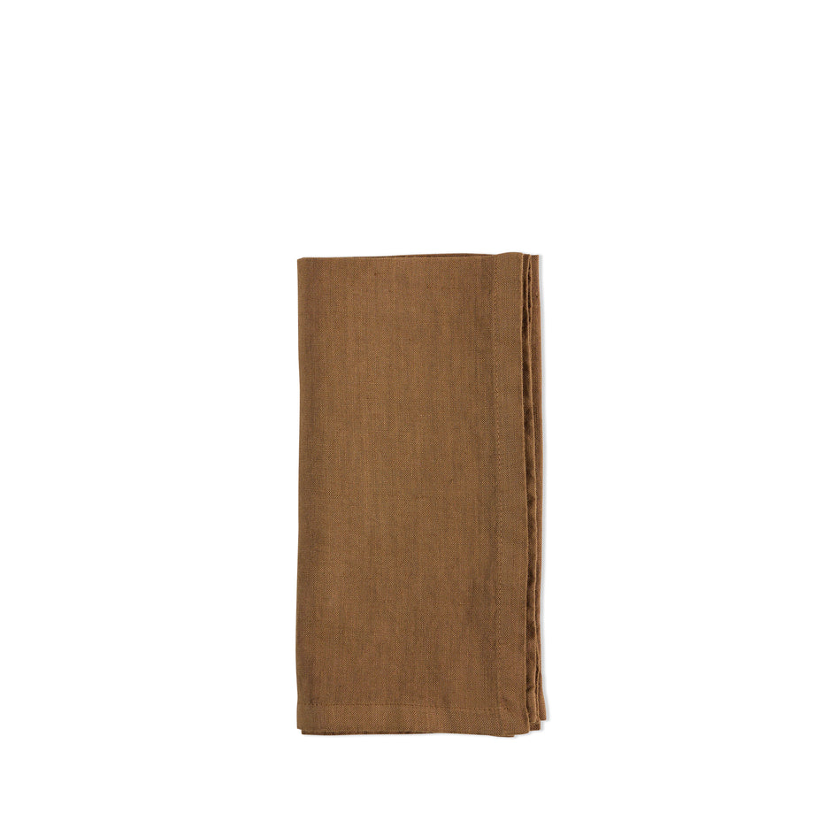 Tela Napkin in Russet Brown (Set of 4) Image 1