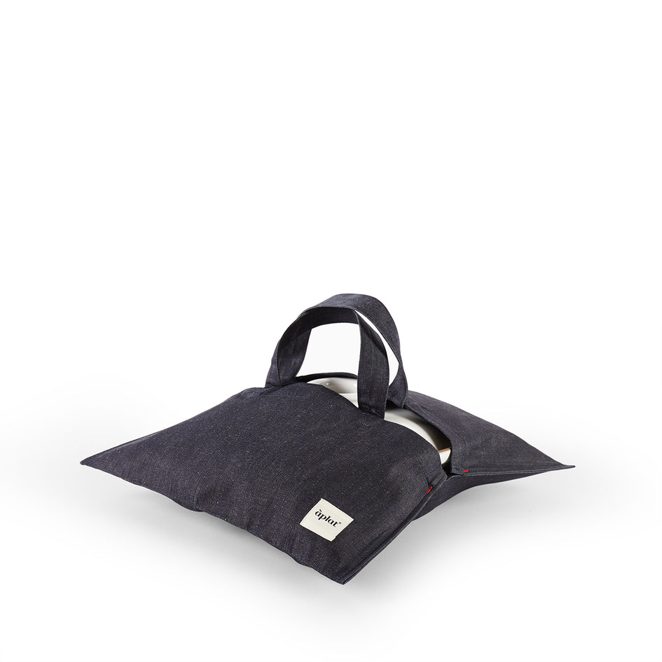 Plat Tote in Denim Image 1