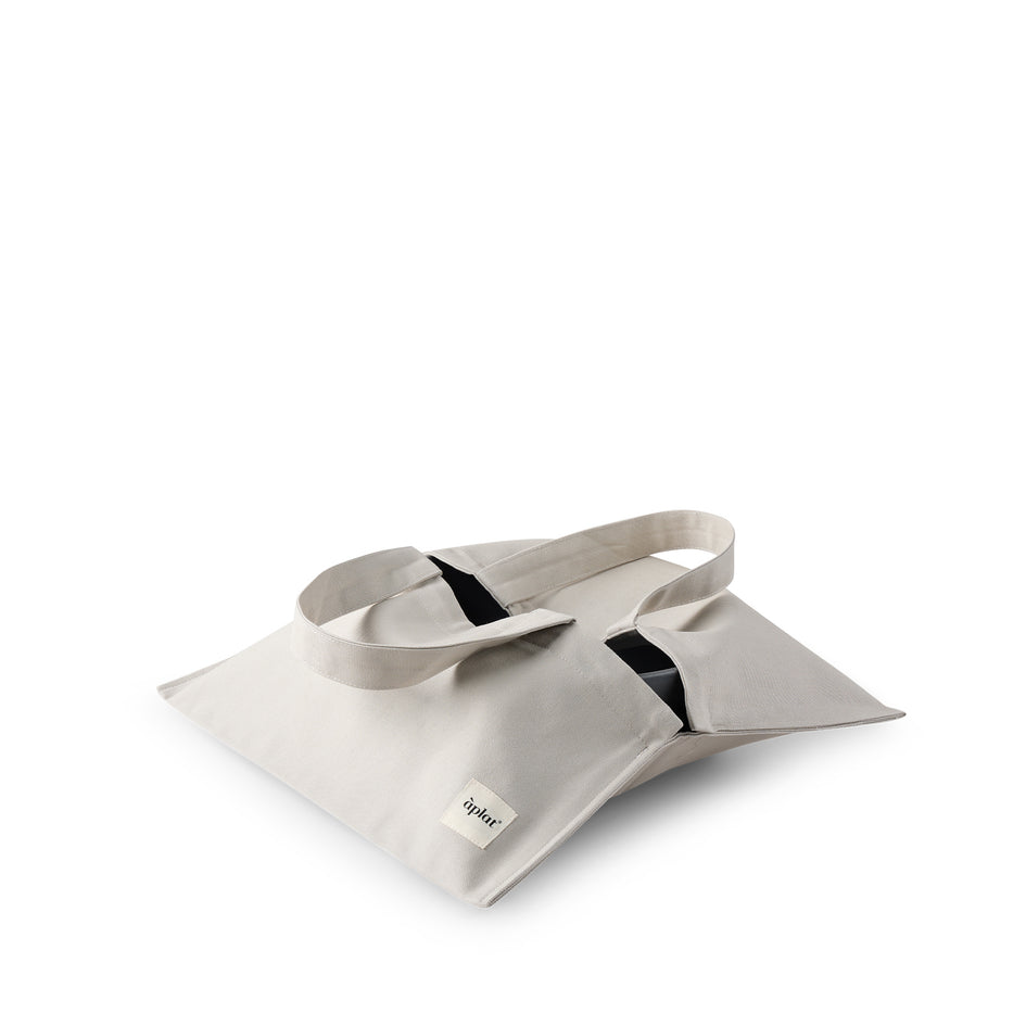 Plat Tote in Stone Image 1