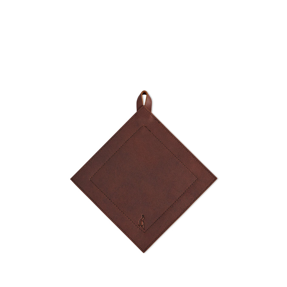 Full Grain Leather Potholder Image 1