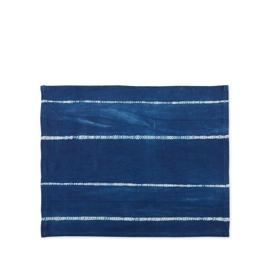Indigo Cotton Tie Dyed Placemat Image 1