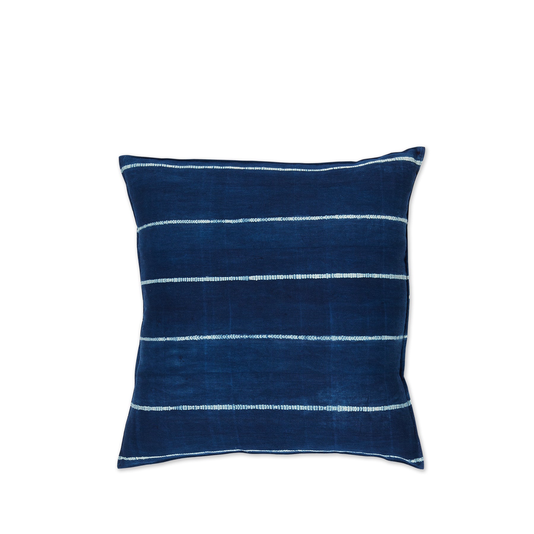 Indigo Cotton Tie Dyed Pillow Zoom Image 1
