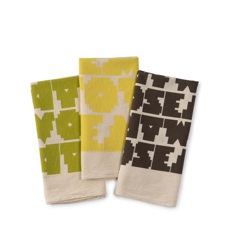 Market Towel in Avocado/Rosemary/Lemon (Set of 3) Image 1