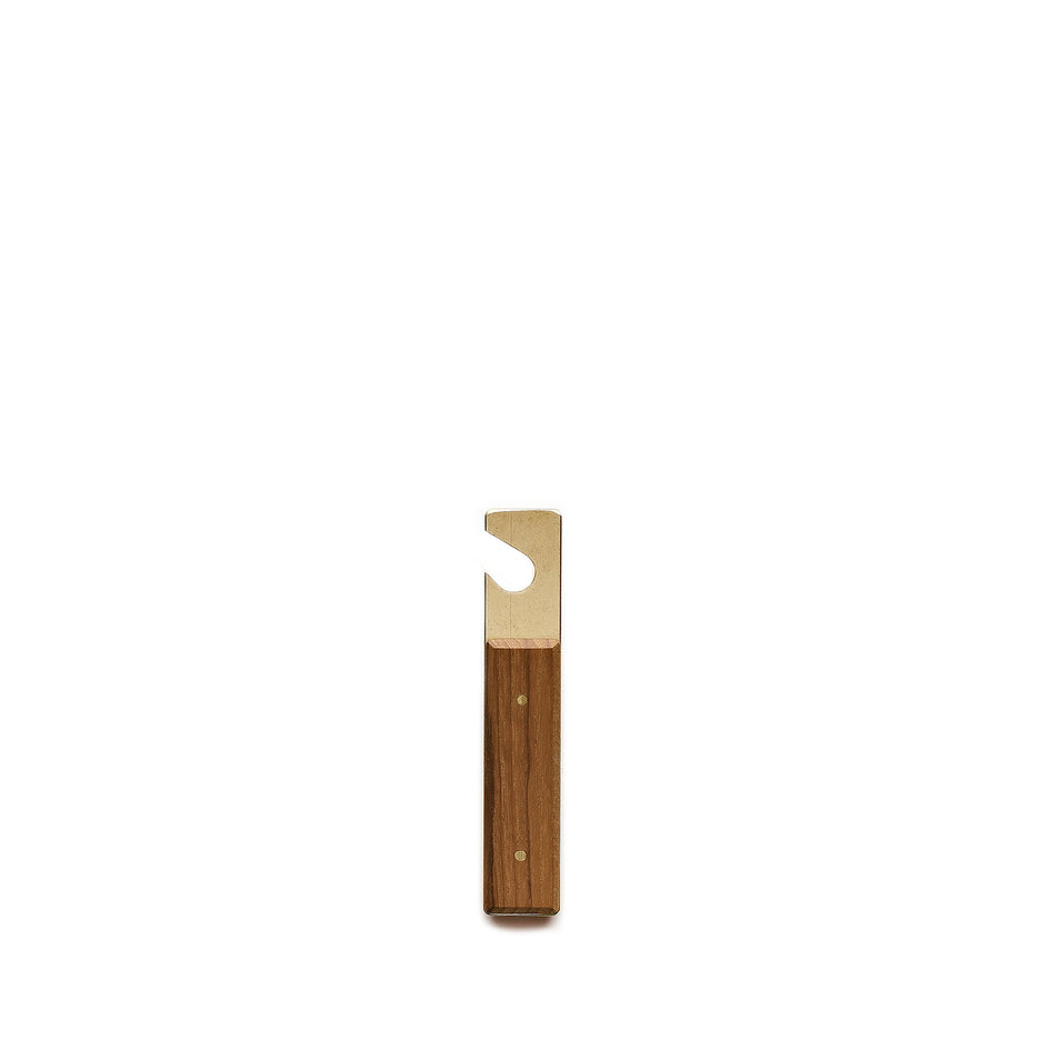 Brass and Walnut Bottle Opener Image 1