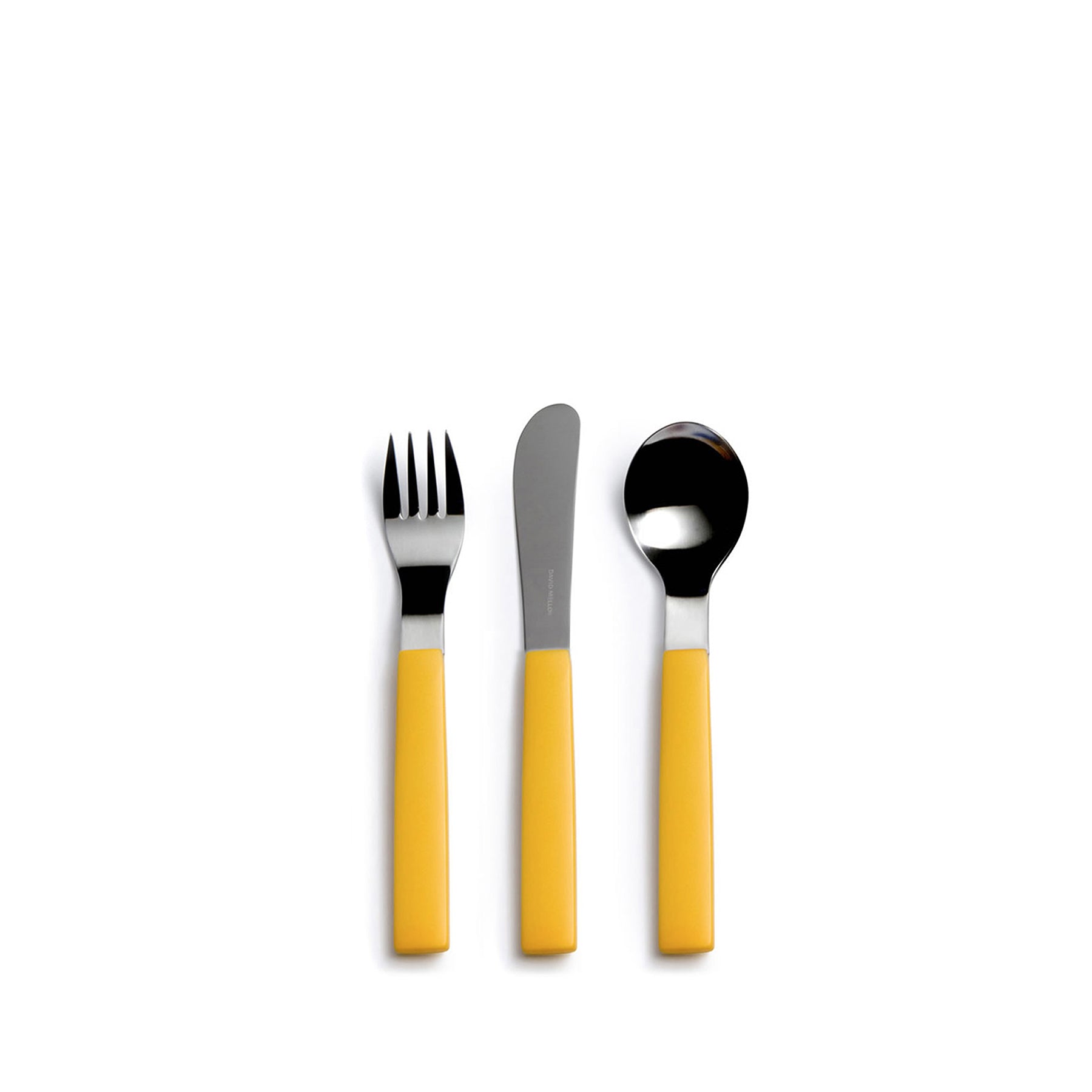 Heath Kids Flatware Set with Yellow Handles Zoom Image 1