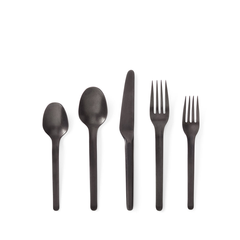 Muir Flatware in Onyx (5 Piece Setting) Image 1