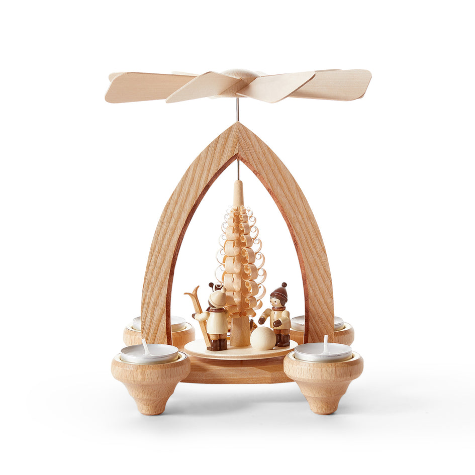 Pyramid with Santa and Children Image 1