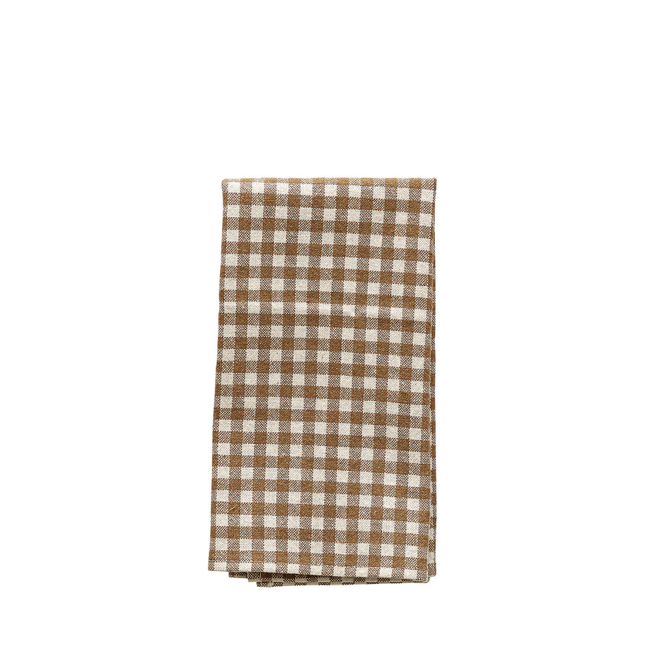 Organic Cotton Gingham Napkins (Set of 4) Image 1