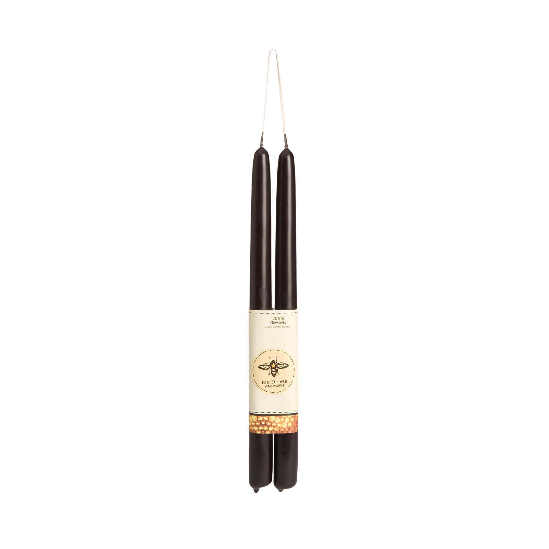 Standard Taper Candle in Black Zoom Image 1