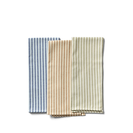 Organic Cotton Ticking Stripe Tea Towel