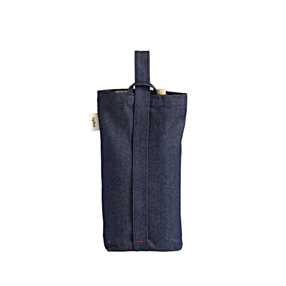 Wine Tote in Denim Image 1
